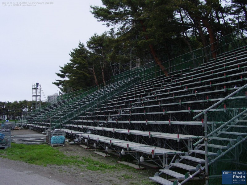 函館野外劇の観客席 2005年