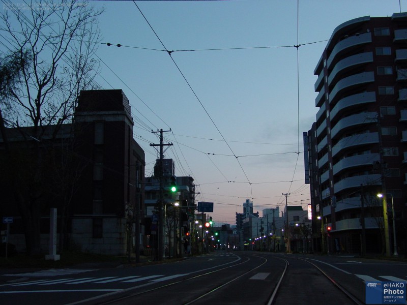 夜明け前の西部地区 2005年11月