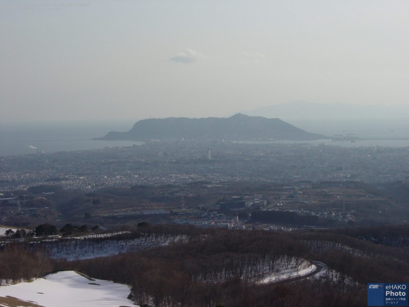 東山からの函館市街地全景 2006年4月