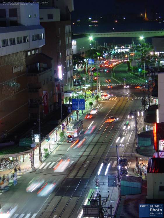 夜の大門・函館港花火大会 2006年7月