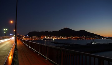巴大橋からの夜景