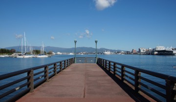 旧桟橋（東浜桟橋）からの風景
